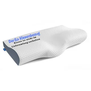 Derila Kissenbezug aus hochwertigen Materialien. Perfekt für den Schutz Ihres Ergonomischen Kissens. Weißer Kissenbezug zum Abdecken Ihrer sehr komfortablen Derila Kissen