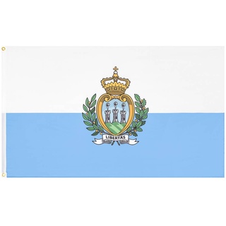 San Marino MUWO "Nations Together" Flagge 90x150cm-Größe:Einheitsgröße