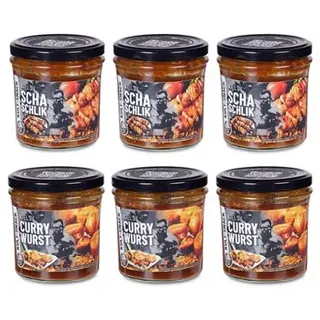 AXELs 3x Currywurst 3x Schaschlik in pikanter Sauce Inhalt 1.500g