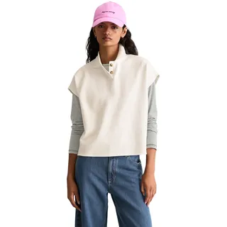 Marc O'Polo Poloshirt MARC O'POLO DENIM "aus Organic Cotton", Damen, Gr. XL, silky weiß, Obermaterial: 100% Baumwolle, unifarben, Shirts