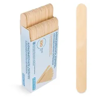 arnomed Holzspatel, 150 x 18mm, unsteril, 100 Stück