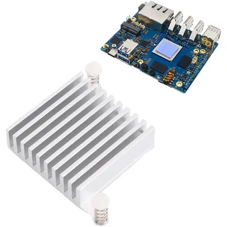 Jectse Kühlkörper -CPU -Kühler für Orange Pi 5plus, Aluminium -Kühlkörper mit Thermischem Leitfähigem Klebstoff für Orange Pi 5plus