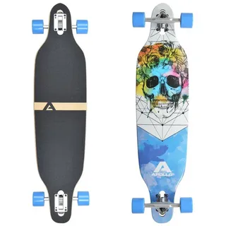 Apollo Twin Tip DT Longboard & Stabilität weiß|blau 38"