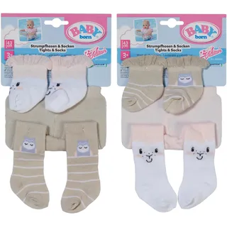 BABY BORN Strumpfhose&Socken Schäfchen 43cm 2sort.