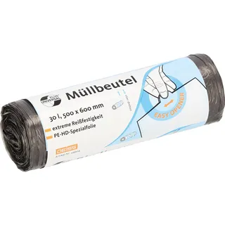 SOENNECKEN Müllsack 30l 6mic grau 50 St./Pack