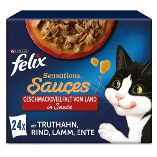 FELIX Sensations Saucen Geschmacksvielfalt vom Land 24 x 85 g