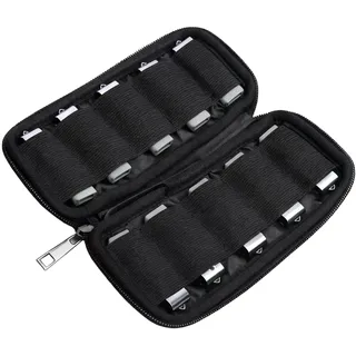 Aufbewahrungstasche Storage Bag für USB - USB Stick Tasche USB Stick Aufbewahrung, Passend für Verschiedene USB Sticks zur Sicheren und Ordentlichen Aufbewahrung(Schwarze)