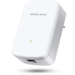 Mercusys ME10 WLAN Verstärker Repeater(Single-Band 300 Mbit/s, App Steuerung, Ethernet-Port, WPS, AP Modus, LED abschaltbar, kompatibel zu Allen WLAN Geräten)