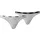 Bikini Slips 2 St Grau S