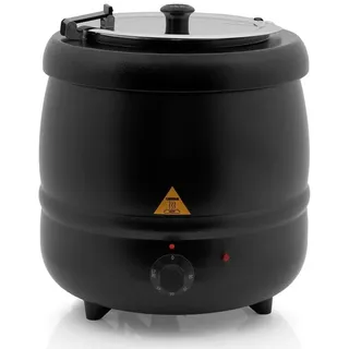 Mahlzeit Suppenkessel elektrisch 8 Liter Suppentopf mit herausnehmbarem Edelstahl Einsatz, bis 80°C | Mahlzeit