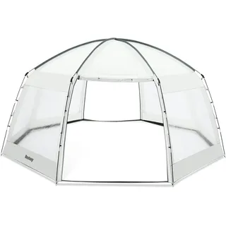 BESTWAY Pavillon für runde Pools 6 x 2,95 m Grau