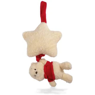 Simba Disney Winnie Puuh Spieluhr aus Plüsch – Kuscheltier mit Einschlafmelodie, weicher Stoff, detailreicher Charakter, beruhigendes Babyspielzeug, Gesamtlänge ca. 35 cm, ab 0 Monate