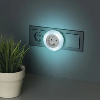 MAXXMEE LED-Steckdosenleuchte - weiß