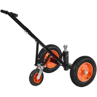 Vevor Rangierhilfe Anhänger, 454 kg Stützlastkapazität, 425 & 560 mm einstellbare Höhe, 50,8 mm Kugel, 355,6 mm Luftreifen, Karbonstahl, zum Bewegen von Wohnmobilanhängern
