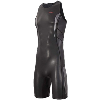 ZONE3 Neoprene Kneeskin Kurzer Neoprenanzug, Schwarz-Rot, M