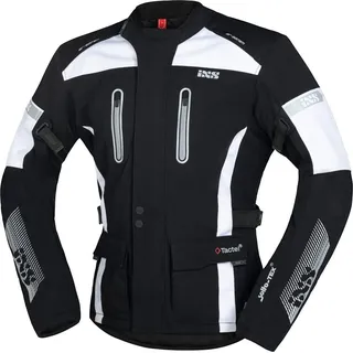 IXS Pacora-ST Textiljacke Schwarz/Weiß S