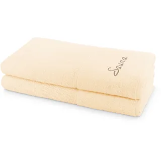 for frottana Saunatuch 80 x 200 cm beige 2 St.