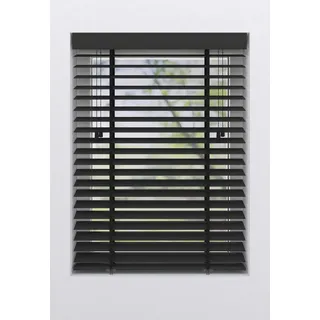 MY HOME Jalousie Bambus (B x H: 150 x 175 cm, schwarz Holz)