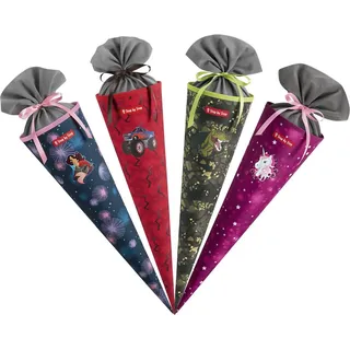 Step By Step Schultüte School Cone Butterfly Night Ina