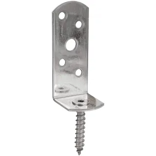 GAH Alberts Flechtzaunhalter L-Form 115 x 31,5 mm Edelstahl