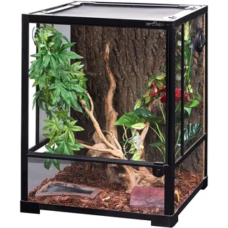 ReptiZoo Glas-Terrarium 45x45x60 cm mit Schwenktüre, zerlegbar - verschickbar! RK0110NS (ohne Inhalt