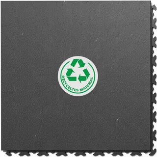 Fortelock PVC Vinyl Bodenfliese | PVC Fliesen Garage | Garagenboden | Werkstattboden | Invisible Snake (Hohe Belastbarkeit) 2030 (Graphit ECO)