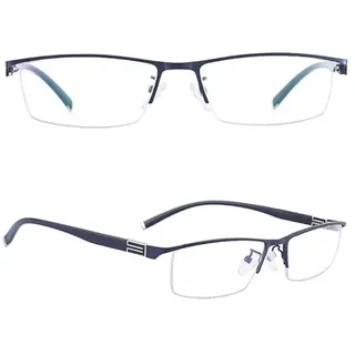 ILESTDG Deutsche Intelligente Progressive Brillen Automatische Anpassung an Weitsichtigkeit, Kurzsichtigkeit und Astigmatismus (Blau,200 Grad nah und fern) - 200 Grad nah und fern