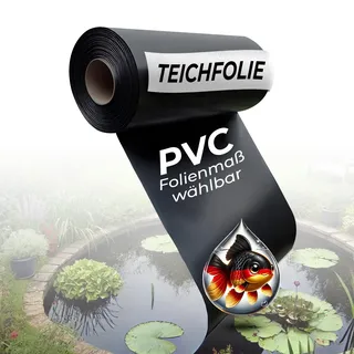 Black Forest Pond Shop Teichfolie 10 x 12 m | TEICHFOLIE 1 mm aus PVC für Ihr Teich, Gartenteich, Schwimmteich auch Ideal für Ihr Hochbeet im Garten - Made in Germany 10m x 12m