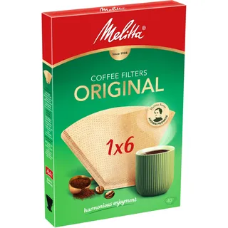 Melitta 1x6 Original Kaffeefilter naturbraun 40 St.