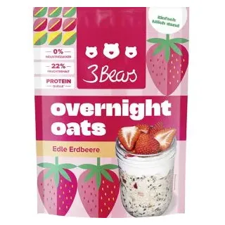3Bears Overnight Oats - Edle Erdbeere 400,0 g, 1 St.