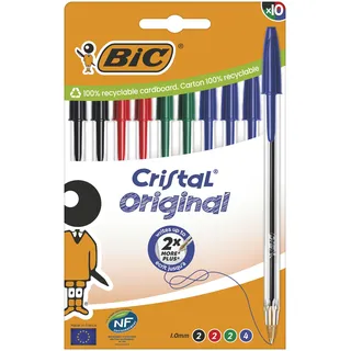 BIC Kugelschreiber Farbsortiert 0,4 mm 10 St.