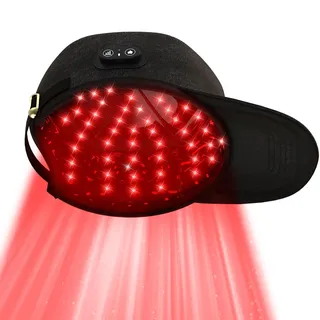 iKeener lllt Laser Kappe für Haarwachstum und Gegen Haarausfall, Drahtlos 660nm & 850nm Rotes Licht Kappe für Haarwuchs Behandlung, Stimuliert das Haarwachstum für Männer Frauen
