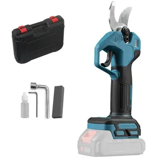 Akku Astschere kompatibel mit Makita 18V Akku, Bürstenlose Baumschere mit 2 Gängen, Digitalanzeige, 30mm Schnittdurchmesser, Schleifstein und