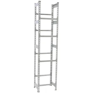 Simonrack Getränkekistenregal 40 x 30 x 200 cm Grau