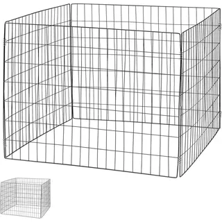 Relaxdays Komposter Metall, 2er Set, Schwarz