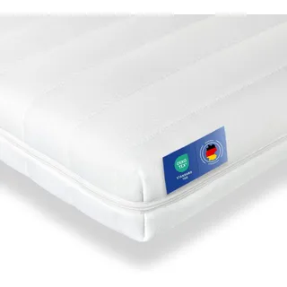 Träumegut24-10cm Ergonomische Kaltschaum Matratzenauflage Matratzentopper Matratzenschoner Topper - Härtegrad H2 & H3 (140 x 200 cm)