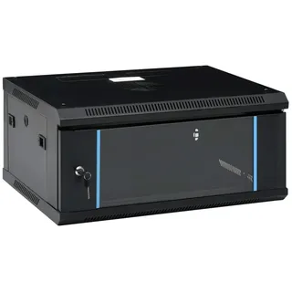vidaXL 4U Netzwerkschrank Wandmontage 19" IP20 600x450x285 Mm