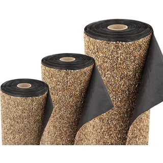 Aquagart Steinfolie 10m x 0,6m breit Für Bachlauf Ufer Teichfolie Teich Folie Sandfarben