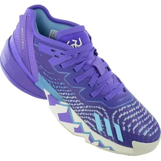adidas D.o.n. Issue 4 Sneaker, Purple Rush Off White Clear Aqua, 44 EU - 44