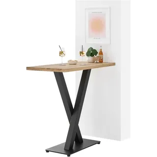 STOLKOM Sp.z.o.o. Stolkom Bartisch Duke Eiche Massivholz geölt, Hochtisch BxHxT 120x104x60 cm (B/H/T)