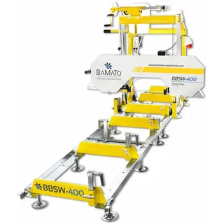 BAMATO Blockbandsäge BBSW-400 mit 3,0 m Rollbahn (400V)