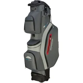 Zone 14 DB Golftasche – Standtasche – Wasserabweisendes Material – Grau schwarz|grau|rot No Size