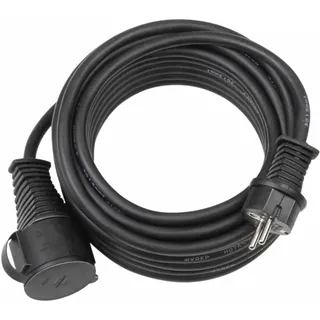 Brennenstuhl Baustellen-Verlängerungskabel IP44 10 m schwarz H07RN-F 3G1,5