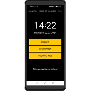 Reiner SCT timeCard Terminal APP 5 Geräte 1 Jahr Laufzeit