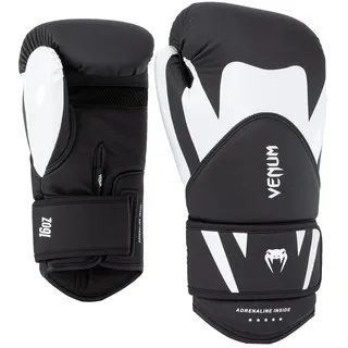 Venum Challenger 4.0 Boxhandschuhe - Schwarz-Weiß - 10 Oz
