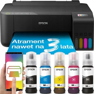 Epson Ecotank L1270 Tintenstrahldrucker WLAN Ohne Patronen Für Zuhause - Schwarz