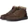 Boot Leather Mens Shoes Brown Size EU 43