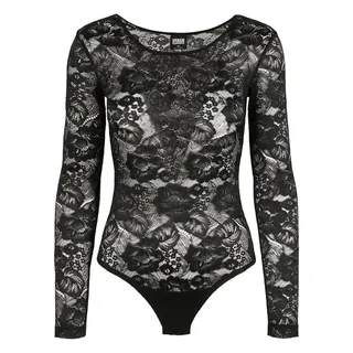 URBAN CLASSICS Langarmbody Schwarz 4XL