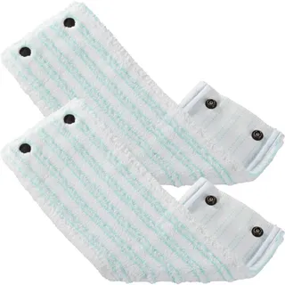 Leifheit 2er Set Wischbezug Clean Twist M micro duo / Combi geeignet für alle Bodenarten, Bodenwischer Ersatzbezug für effektive Schmutzaufnahme dank 2-Faser-System, Mikrofaser Putzlappen für Fliesen und Laminat