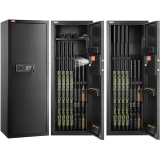 Vevor Waffenschrank 6–8 Gewehre Tastenfeld